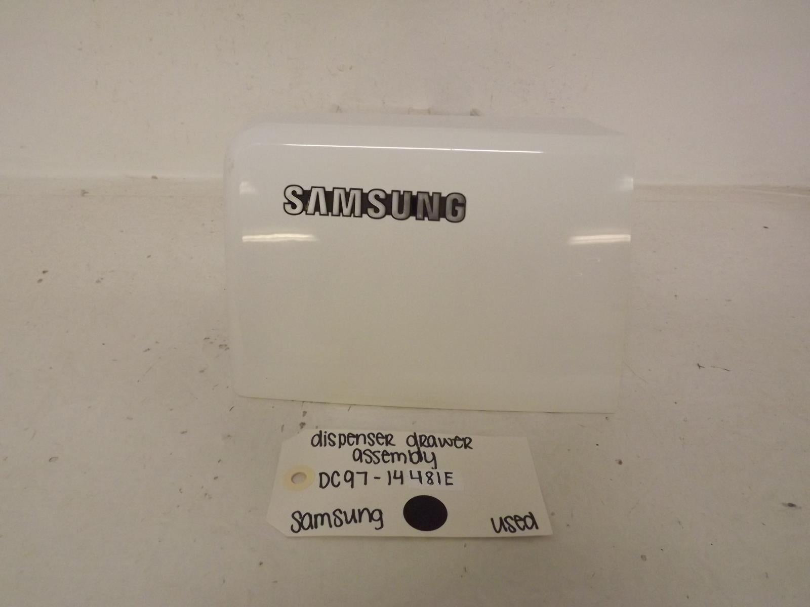 Samsung Washer DC97-14481E Dispenser Drawer Assembly Used Samsung Washer DC97-14481E Dispenser Drawer Assembly Used